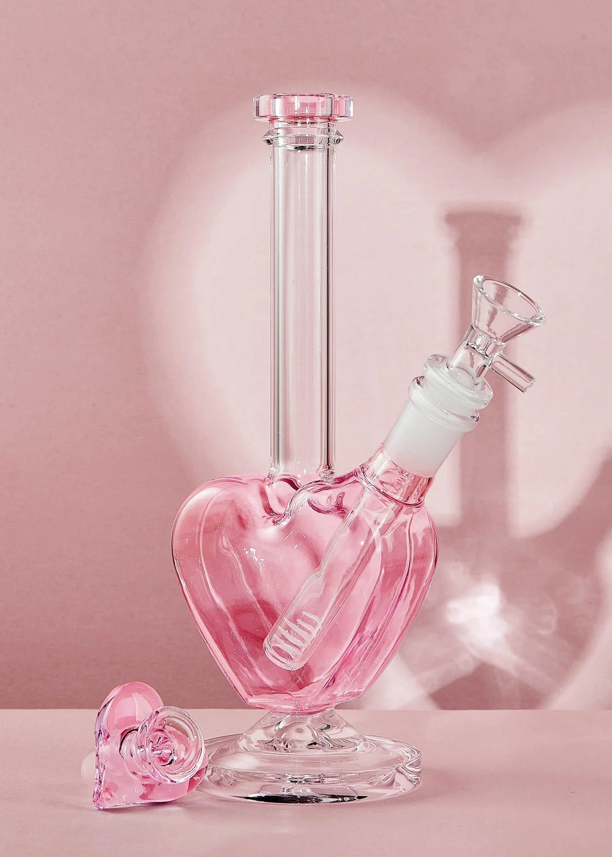 Eternal Love Heart Bong w/ Matching Bowl