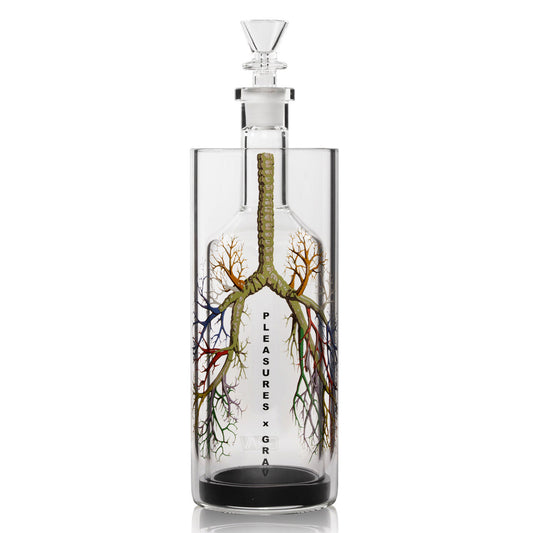 GRAV® X Pleasures - Breathe Again Gravitron Gravity Bong