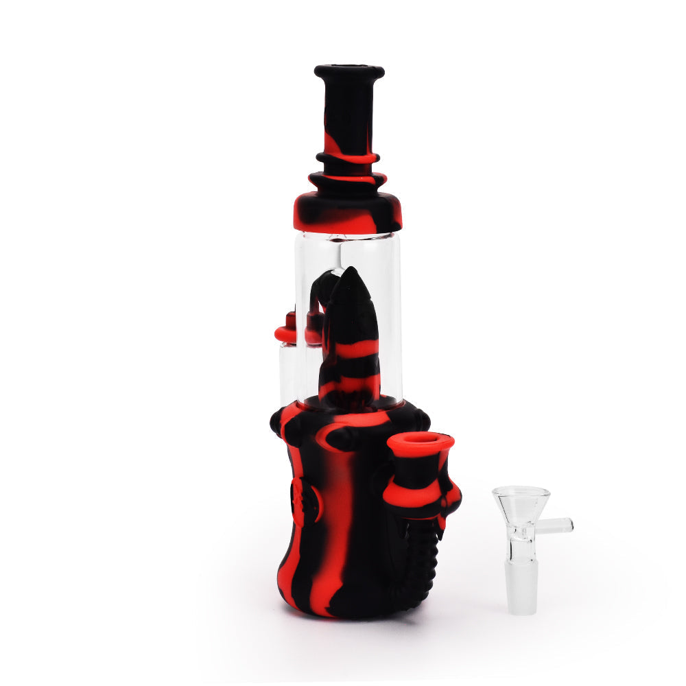 Ritual 8.5” Silicone Rocket Recycler Bong