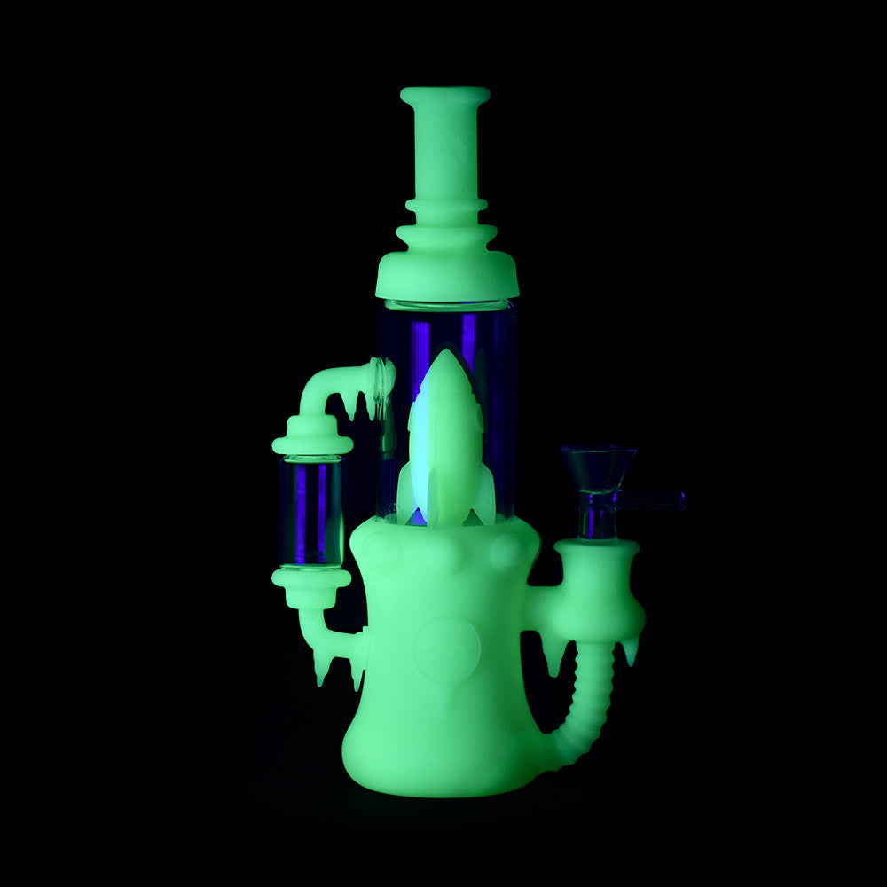 Ritual 8.5” Silicone Rocket Recycler Bong