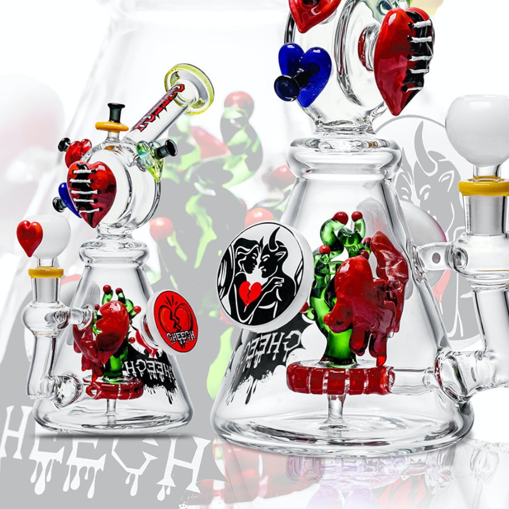 Cheech Glass - 10" Not All Hearts Are Meant To Be Broken Bong
