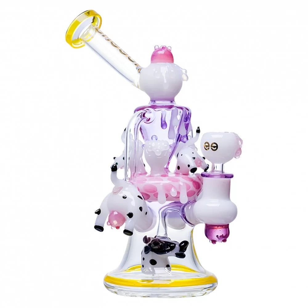Cheech Glass - Got Milk! Recycler Bong