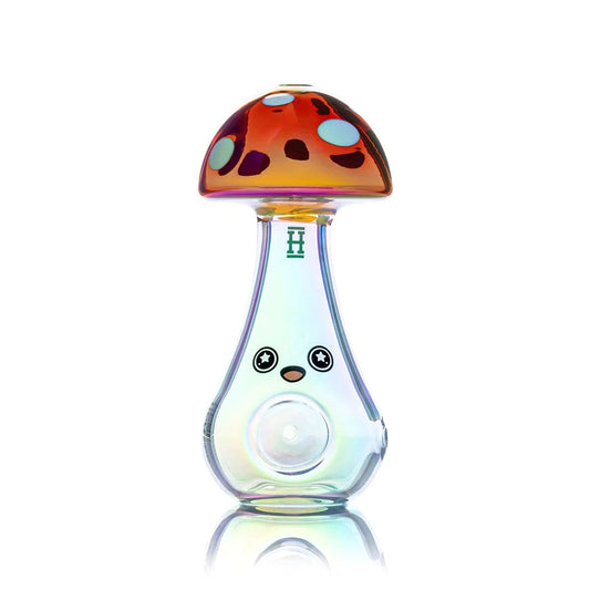 Hemper - Trippy Mushroom Glass Hand Pipe