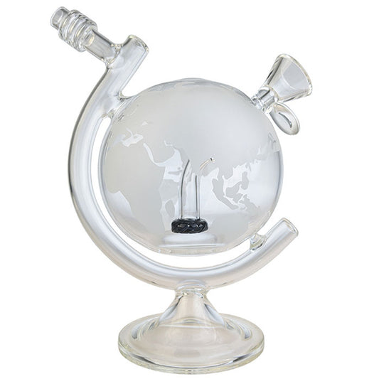 8" Clear World Globe Water Pipe Box Set