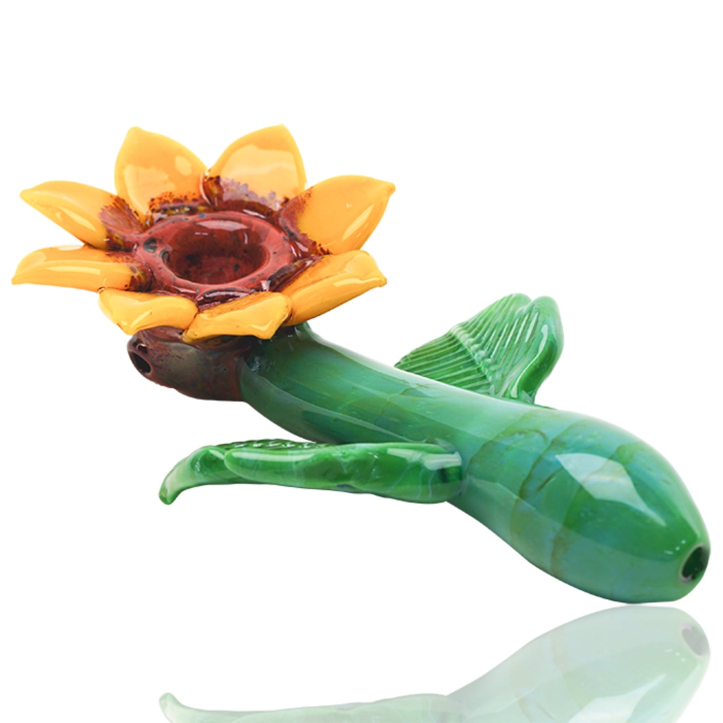 Empire Glassworks Sunflower Sherlock Hand Pipe