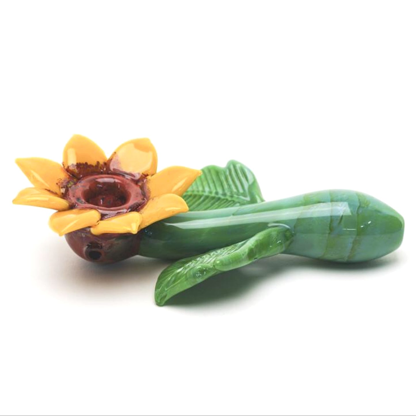 Empire Glassworks Sunflower Sherlock Hand Pipe