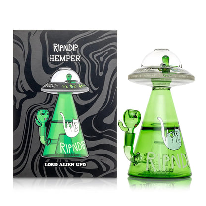 RIPNDIP X HEMPER Lord Alien UFO Bong
