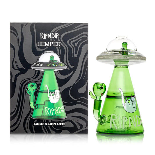 RIPNDIP X HEMPER Lord Alien UFO Bong